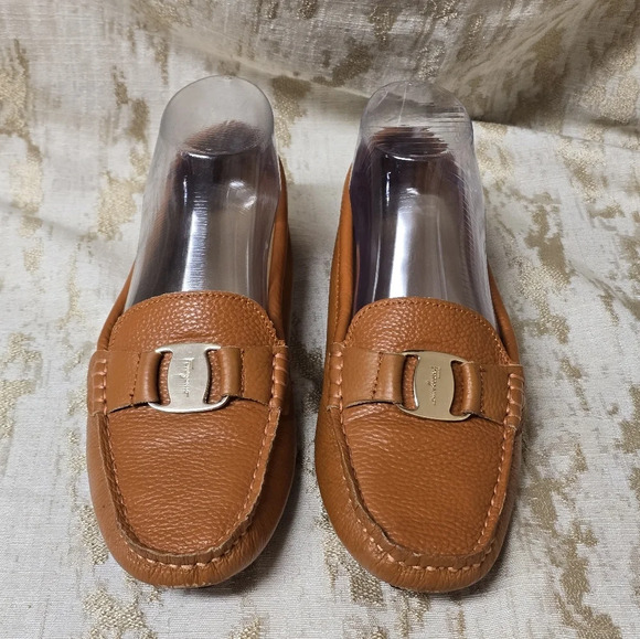SALVATORE FERRAGAMO Berra Driver Shoes/Loafers SizeUS 8 EU38